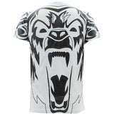 K&S Sportswear - Men's Angry Bear Head T-Shirts - White/Black - V.I.M. - 2