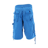 Seven Souls - Men's Belted Cargo Snap Button Short - Turquoise - V.I.M. - 2