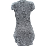Paper Moon - Women's Melange Scallop Bottom Dresses - Grey - V.I.M. - 2