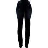 Azazel - Women's Light Rips Patches Pocket Rips Jeans- Dark Blue - V.I.M. - 2