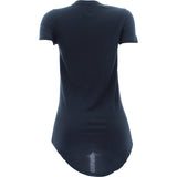 Disney - Women's Mickey Standing Scallop T-Shirts - Black - V.I.M. - 2