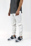 Kayden K - Men's  Shiny Lurex Jogger - White - V.I.M. - 2