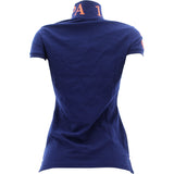 US Polos Assn. - Women's Big Pony Ladies Polos - Navy/Orange - V.I.M. - 2