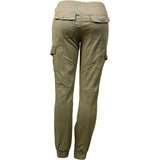 Tomomi Tso - Women's  Cargo Twill Joggers - Khaki - V.I.M. - 3