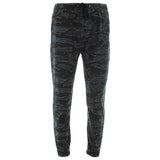 Kayden K - Men's Drop Crotch Camo Dot Joggers - Black - V.I.M. - 1