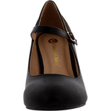 Chase Chloe - Women's MJ PU Heels - Black - V.I.M. - 3