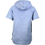 Focus - Men's F.Terry Zip Front Pocket Hoodie Shirts - Light Blue - V.I.M. - 3
