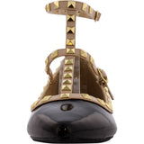 Wild Diva - Women's Pointy Studs Flats - Black - V.I.M. - 3