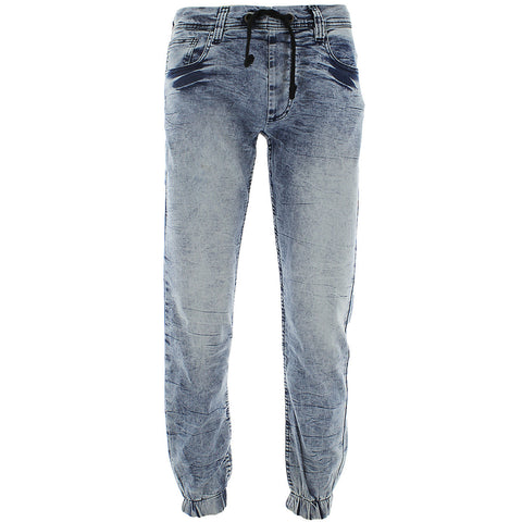 Men's 5 Pocket Denim Jogger Pants