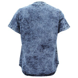 Brooklyn Express - Men's Denim Baseball Jersey - Blue Acid - V.I.M. - 2