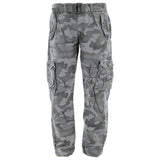 Jordan Craig - Men's Belted Cargo Pants - Grey Camo - V.I.M. - 1