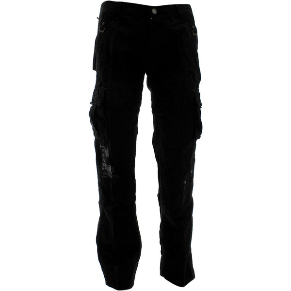 Hydro - Men's Front Pocket Cargo Pants - Black - V.I.M. - 1