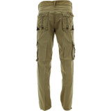 Vertical Casual - Men's Camouflage Trim Cargo Pants - Khaki - V.I.M. - 2