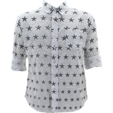 Ditch Plain - Men's All Over Star Print Shirts - Black/White - V.I.M. - 1