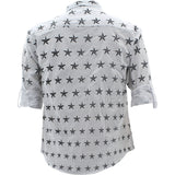 Ditch Plain - Men's All Over Star Print Shirts - Black/White - V.I.M. - 2