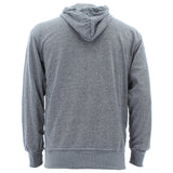 Red Rhino - Men's Marled Zip Fleece Hoody Sweatshirt - Grey - V.I.M. - 2