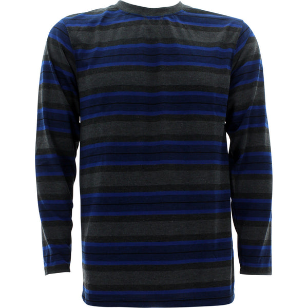 Swiss Cross - Men's Long Sleeves Striped Shirts - Royal - V.I.M.