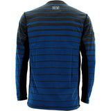 Swiss Cross - Men's Long Sleeves Stripped Knit Shirts - Blue Black - V.I.M. - 2