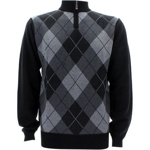 Men's Argyle 1/4 Zip Sweatshirts