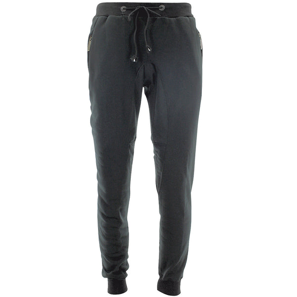 Swiss Cross - Men's Slim Fleece Jogger - Black - V.I.M.