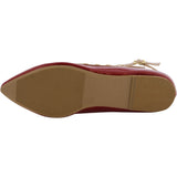 Wild Diva - Women's Pointy Studs Flats - Red - V.I.M. - 4