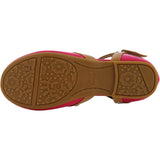 Jelly Beans - Girl's Studded Flats - Fuchsia - V.I.M. - 4