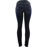 Ymi - Women's 3 Buttons Better Butt Jean - Dark Blue - V.I.M. - 2