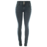 P&P Premium - Women's Skinny Push-up pants - Grey - V.I.M.