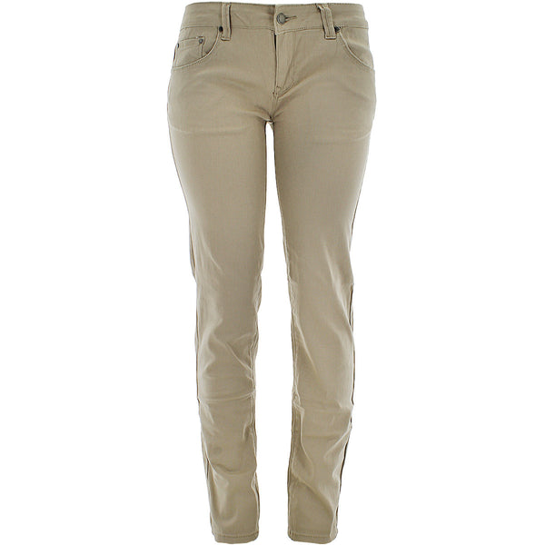 Ankor East - Women's Basic Color Stretch Pants - Khaki - V.I.M. - 1