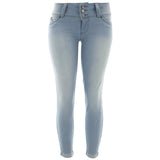 YMI - Women's Wanna WannaBettaButt Capri Skinny pants - Light Wash - V.I.M. - 1