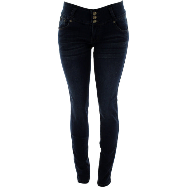 Tush Push - Women's Bows On Back With Studs pants - Dirty Blue - V.I.M. - 1