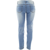 Azazel - Women's Knee Slit Jeans - Light Indigo - V.I.M. - 2