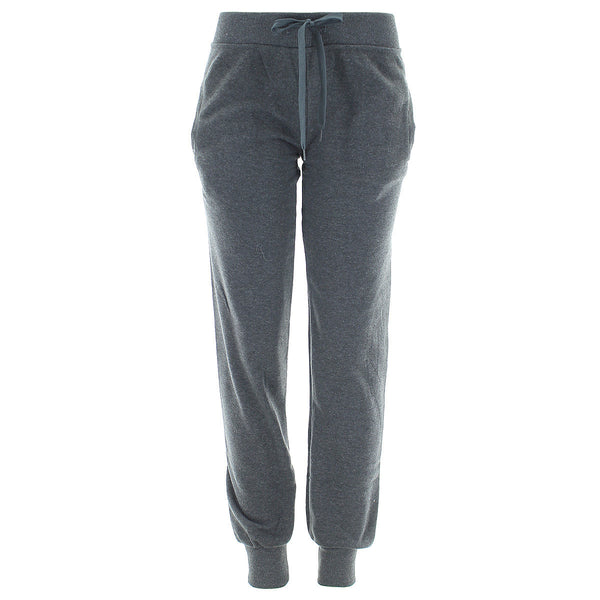 Roma Concept - Women's Solid Basic Joggers - Charcoal - V.I.M.