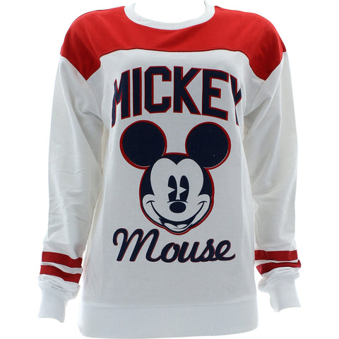 Women's Minnie Football Pullover Fleece Sweatshirts