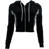 Roma Concept - Women's Crop Color Block Jackets - V.I.M. - 1