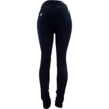 Pasion - Women's High waist Rips pants - Navy - V.I.M. - 2