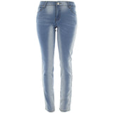 Bamboo - Women's Basic Whiskers Jeans - Light Bleach - V.I.M. - 1