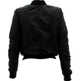 Red Fox - Women's Solid Bomber Orange Lining Jackets - Black - V.I.M. - 2