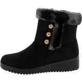 Golden Road - Women's 3 Button Comfort Booties - Black - V.I.M. - 2