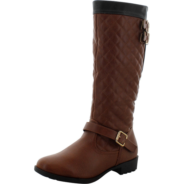 First Sight - Women's Quilted Boots - Brown/Black - V.I.M. - 1