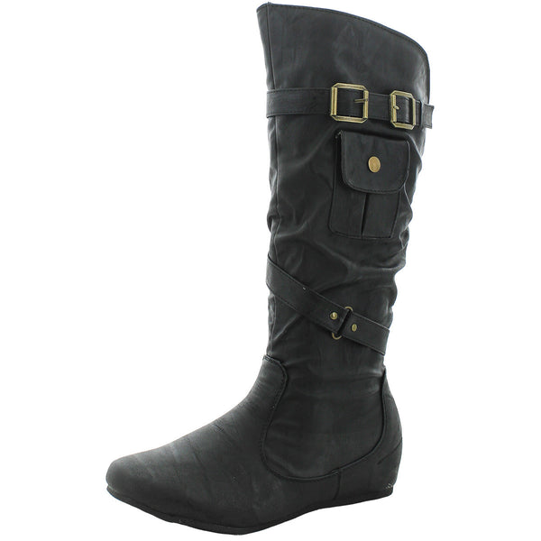 Ca Collection - Women's Back Pocket Boots - Black - V.I.M. - 1