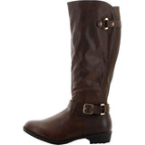 First Sight - Women's Elastic 2 Buckle Ridding Boots - Brown - V.I.M. - 2