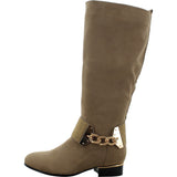 Italina - Women's Big Buckle Riding Boots - Taupe - V.I.M. - 2