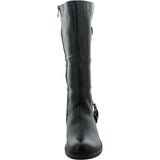 First Sight - Women's Quilted 2 Buckle Boots - Black - V.I.M. - 3