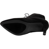 Forever - Women's Pointy Lace up Booties - Black - V.I.M. - 4