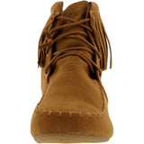 Forever - Women's Fringe Booties - Tan/Sand - V.I.M. - 3