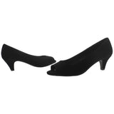 City Classified - Women's Open Toe Heel Dress Shoes - Black - V.I.M. - 3