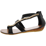 Forever - Women's Sneak Gladie Sandal - Black - V.I.M.