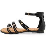 Forever - Women's Strappy Sandals - Black - V.I.M. - 2