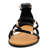 Forever - Women's Strappy Sandals - Black - V.I.M. - 3